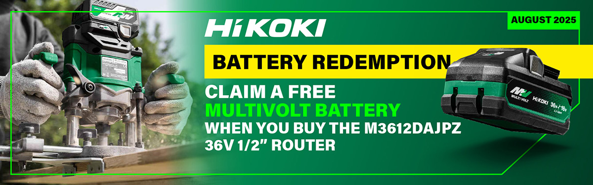 Hikoki Battery Redemption - Click Here